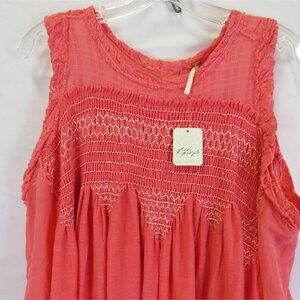 NWT Free People "Electropop" Top Women's XS COOL COLOR SO ELECTRO SIZE OVERSIZE